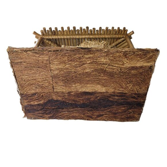 Kurt Adler Nativity Bamboo Husks Handmade Phillipines Jesus Christmas Holidays - Picture 11 of 14